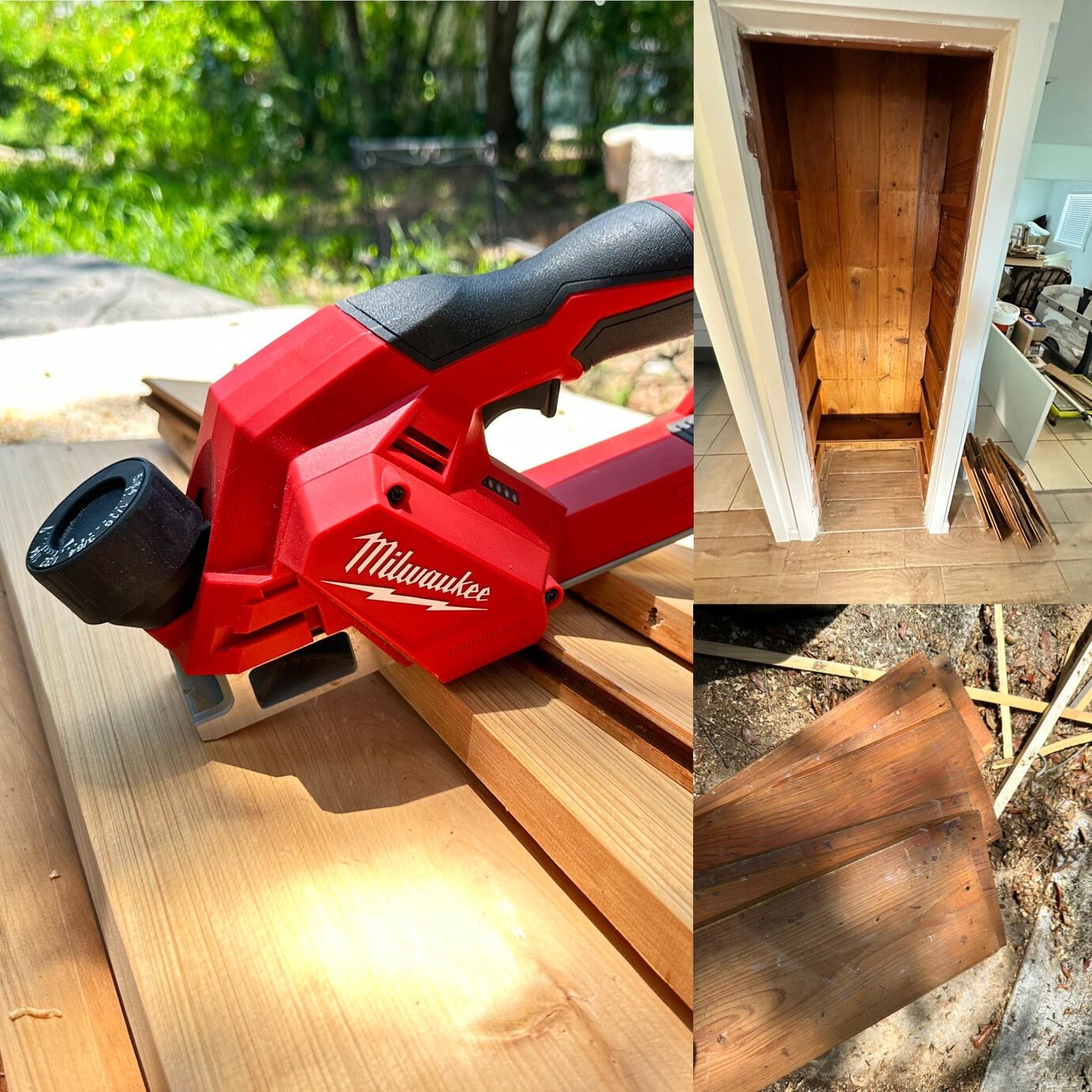 Wood Shelf Resurfacing